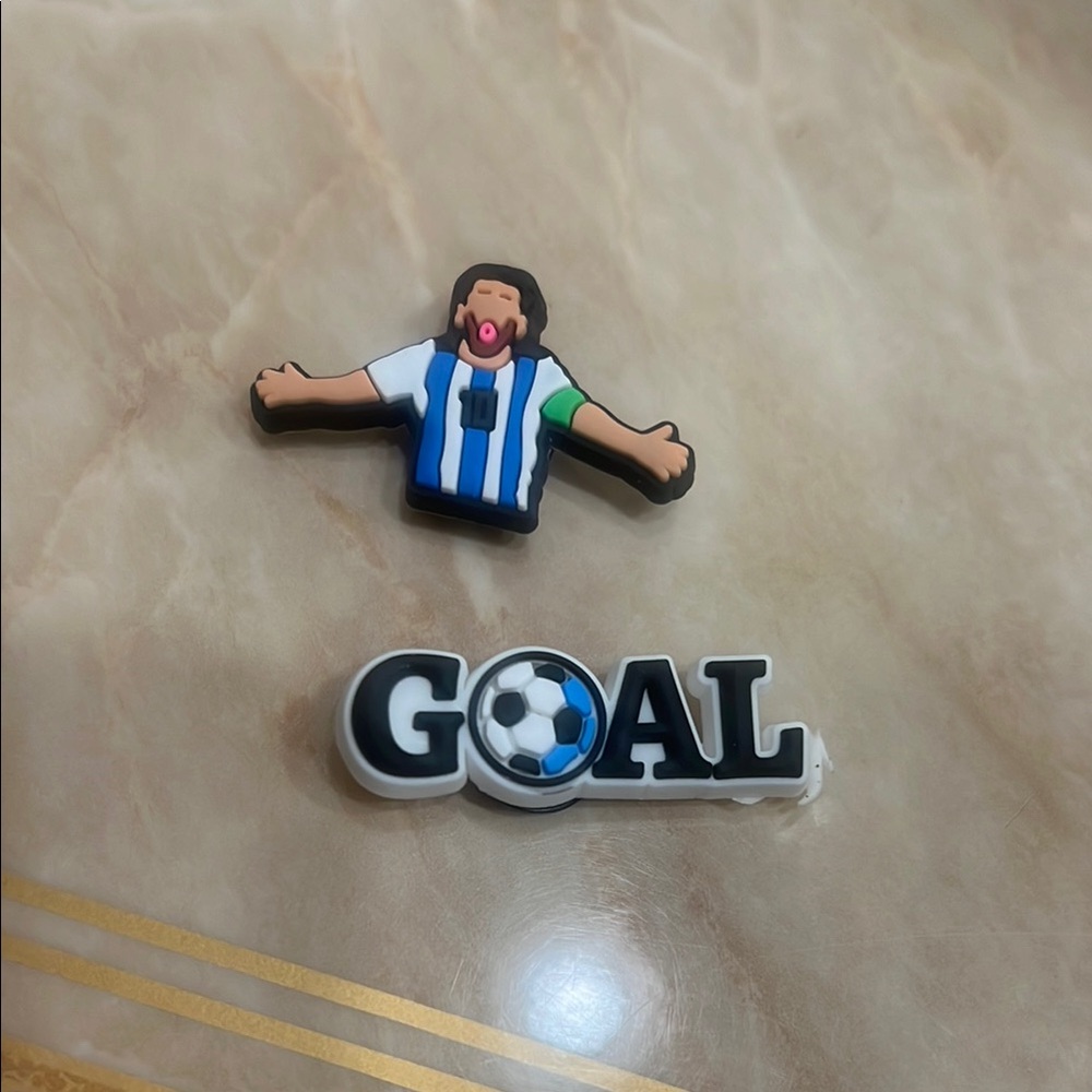 Messi Soccer Croc Charms Argentina Goal